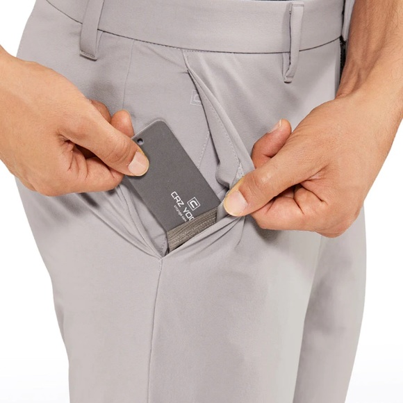 Stretch Slim-Fit Pants with Pockets 33'' - Picture 4 of 6
